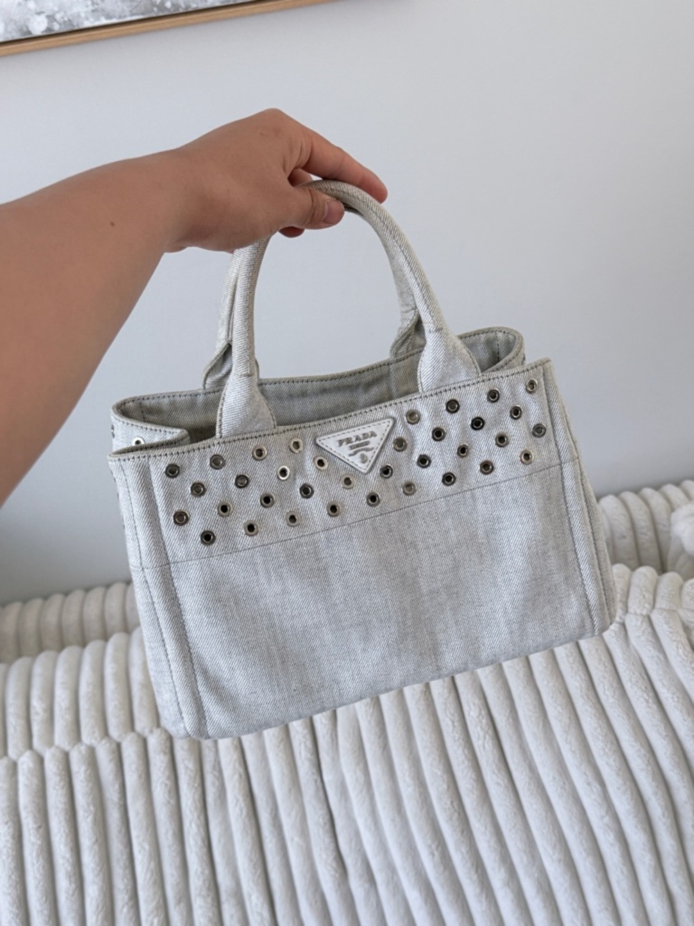 Prada Canvas Tote
